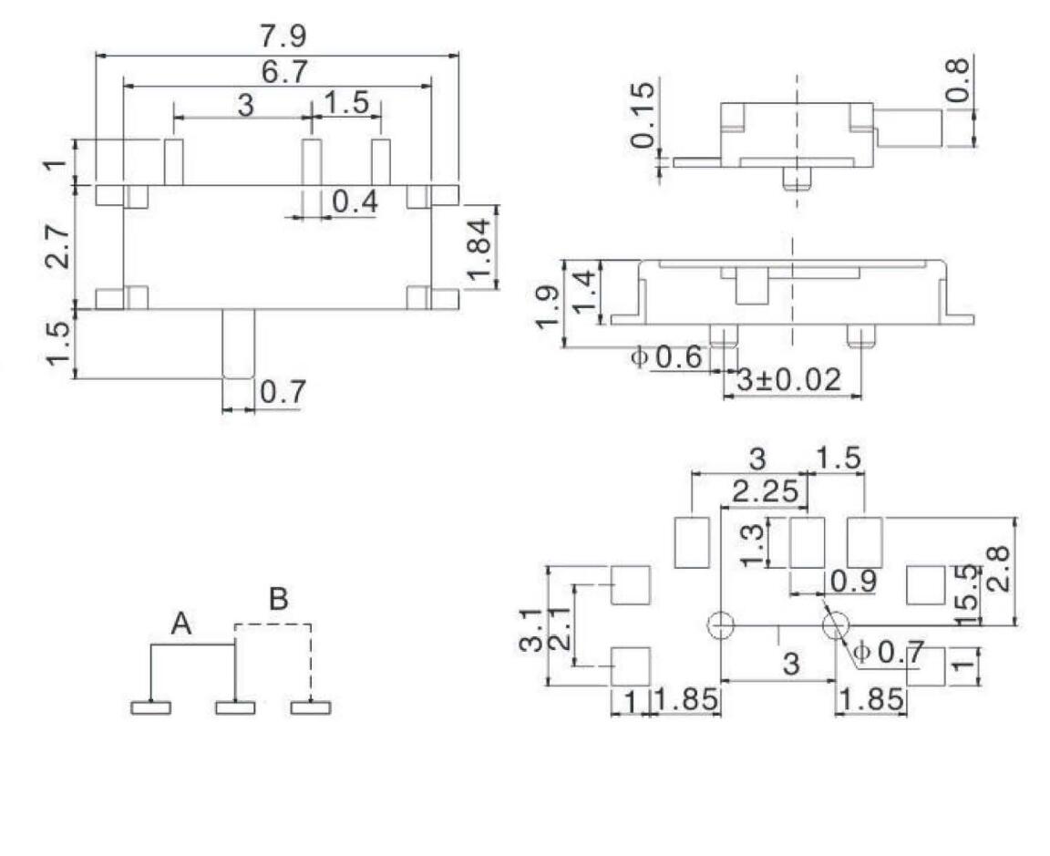 MSK-01L撥動開關(guān)