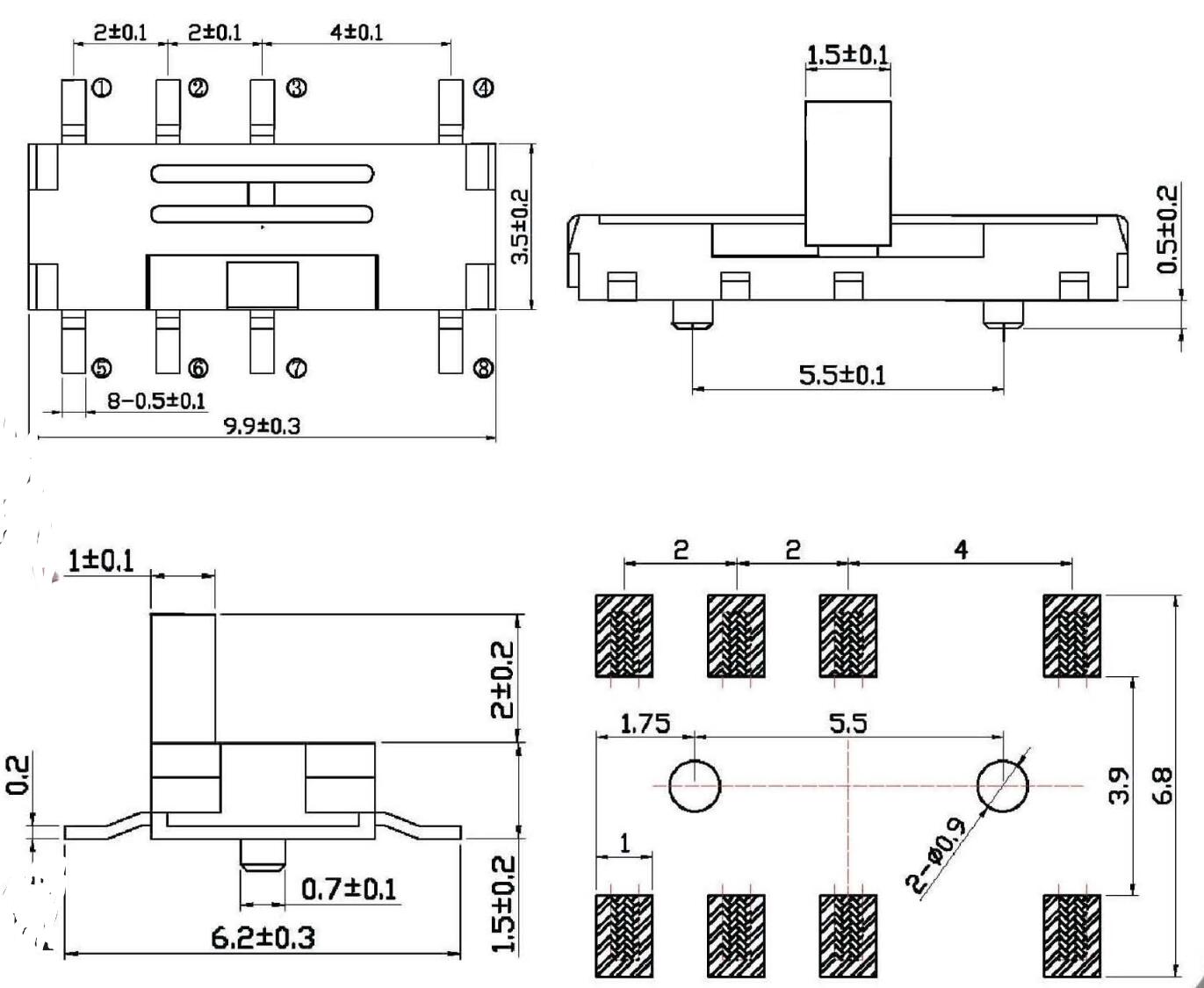 MSK-01Q(長柄)撥動(dòng)開關(guān)