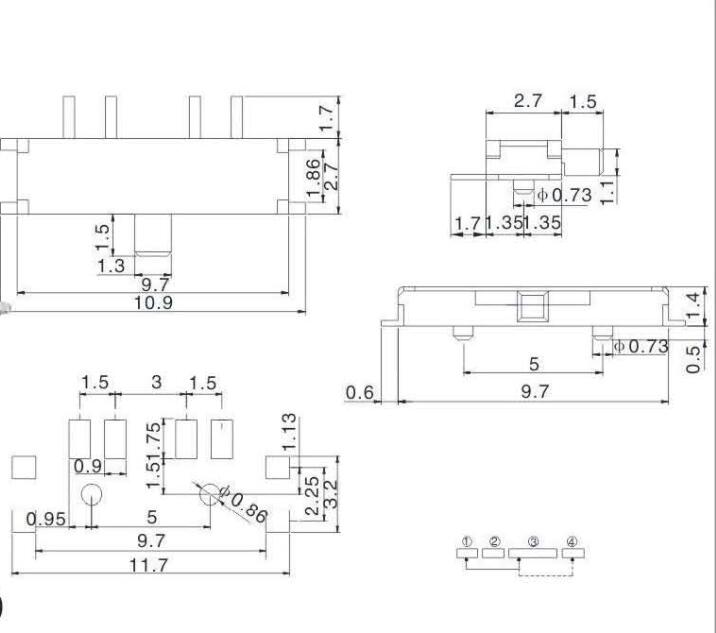 MSK-02D撥動(dòng)開(kāi)關(guān)