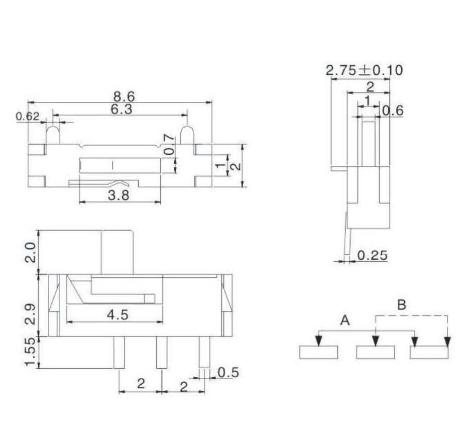 MSK-03B撥動(dòng)開(kāi)關(guān)