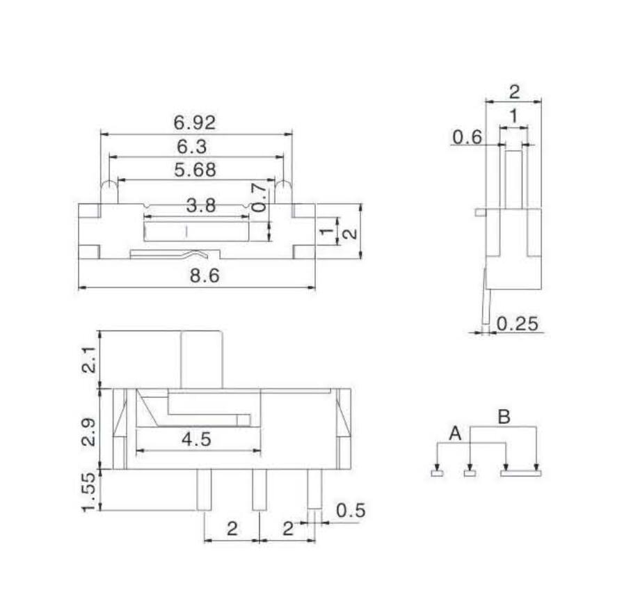 MSK-03撥動開關(guān)