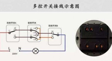 雙控開關(guān)的接線方法