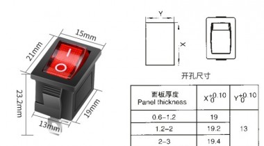 KCD船型開關(guān)相關(guān)參數(shù)介紹