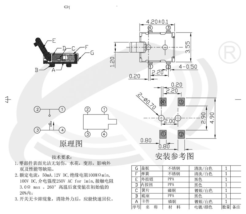 ETC檢測開關