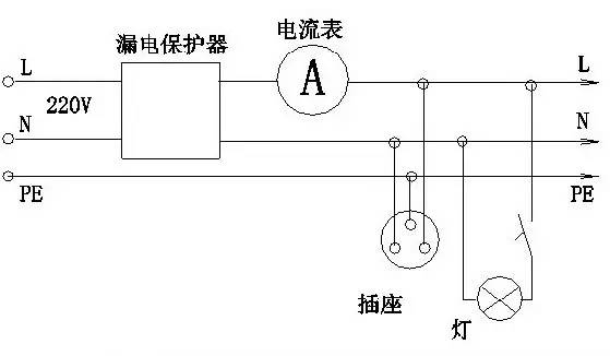 漏電保護器電路原理圖