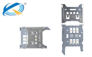 6p不銹鋼翻蓋式SIM卡座