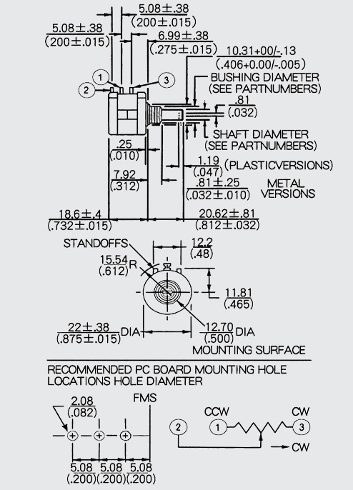 多圈精密電位器