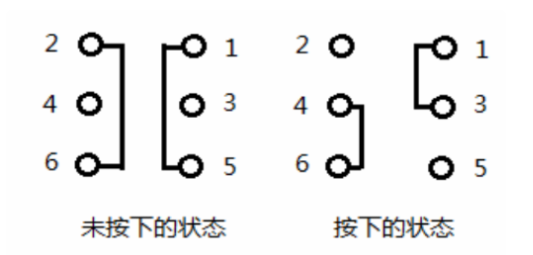 六腳雙刀雙擲開關(guān)如何接線