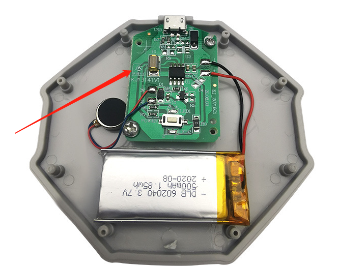 駝背矯正器PCB主板上的角度感應(yīng)開關(guān)應(yīng)用案例